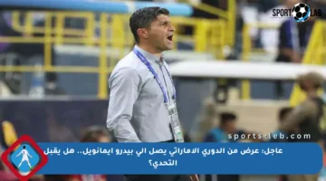 عاجل: عرض من الدوري الإماراتي يصل إلى بيدرو إيمانويل.. هل يقبل التحدي؟